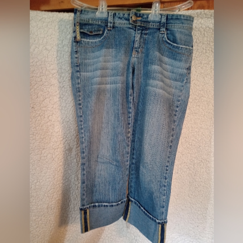 Jordache Women's Cuffed Jeans Size 7/8 Denim